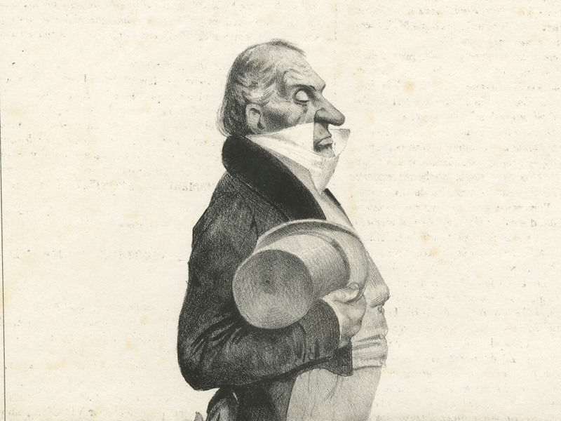 Cartoon (by A. Daumier)