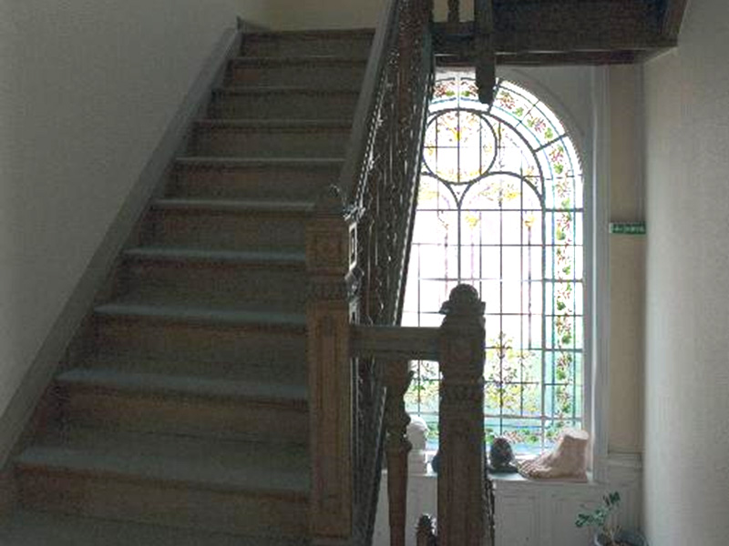 La cage d'escalier depuis l'étage 