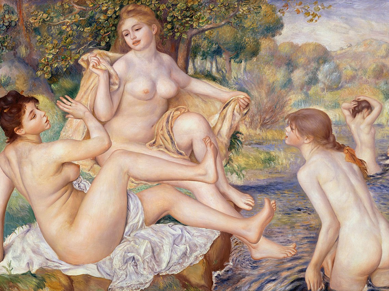 Les grandes baigneuses